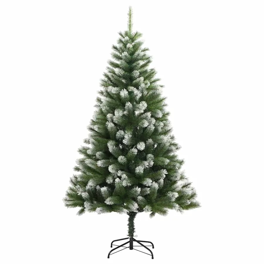Sapin de Noël artificiel à charnière avec neige en flocons - 5