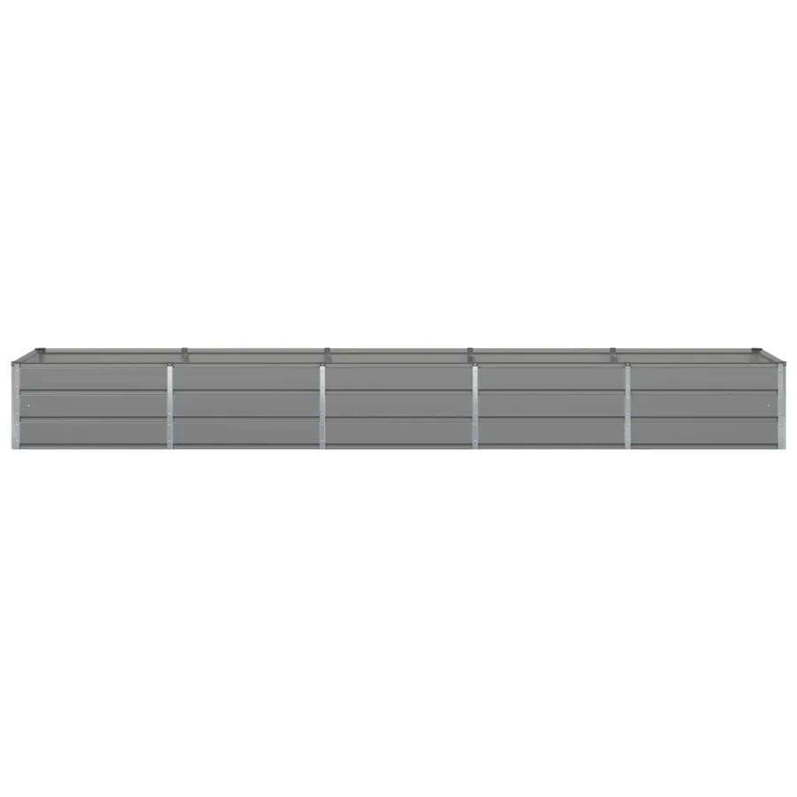Jardinière Gris clair 400 x 80 x 45 cm Acier - 3