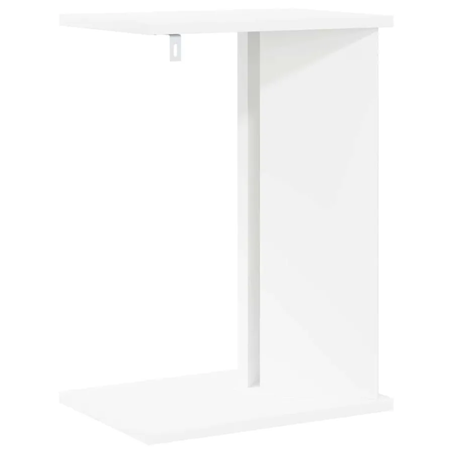 Table d'appoint Blanc 35 x 25 x 50 cm Bois d'ingénierie - 7