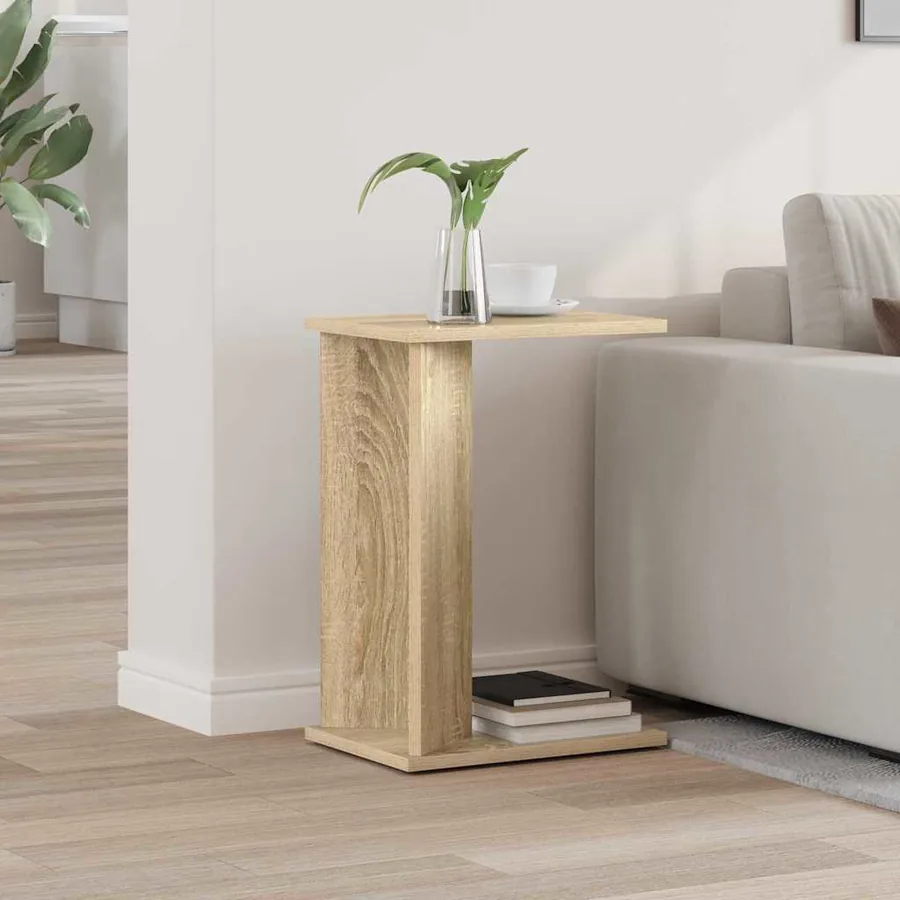 Table d'appoint Chêne Sonoma 35 x 25 x 50 cm Bois d'ingénierie