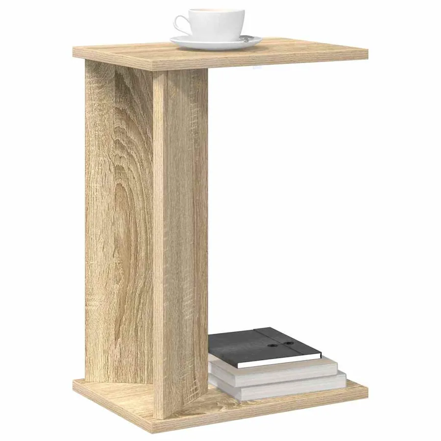 Table d'appoint Chêne Sonoma 35 x 25 x 50 cm Bois d'ingénierie - 3