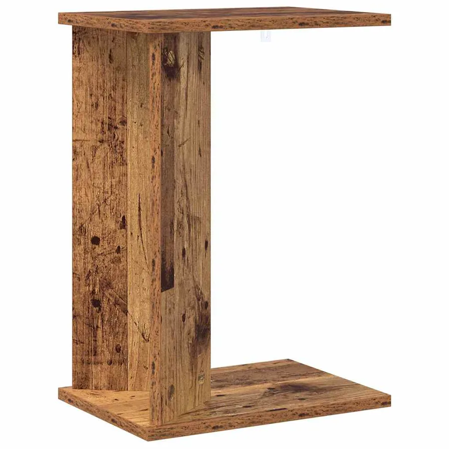 Table d'appoint Bois ancien 35 x 25 x 50 cm Bois d'ingénierie - 2