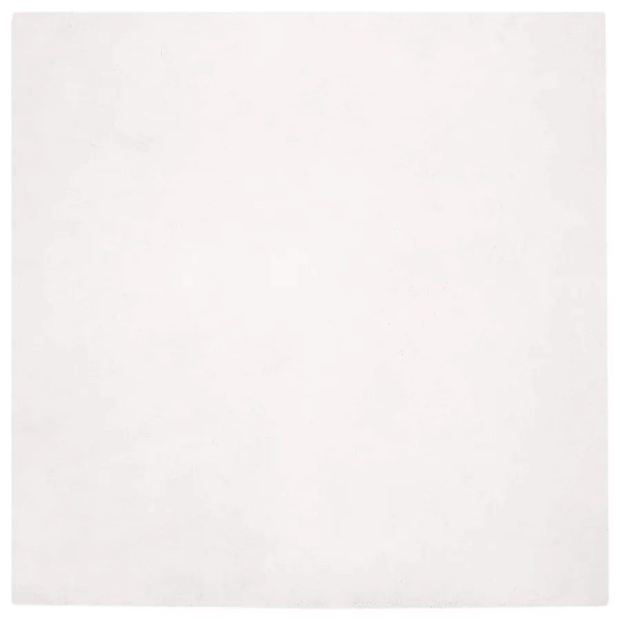 Tapis antidérapant en fausse de lapin OLITE Blanc 160 x 160 cm - 2