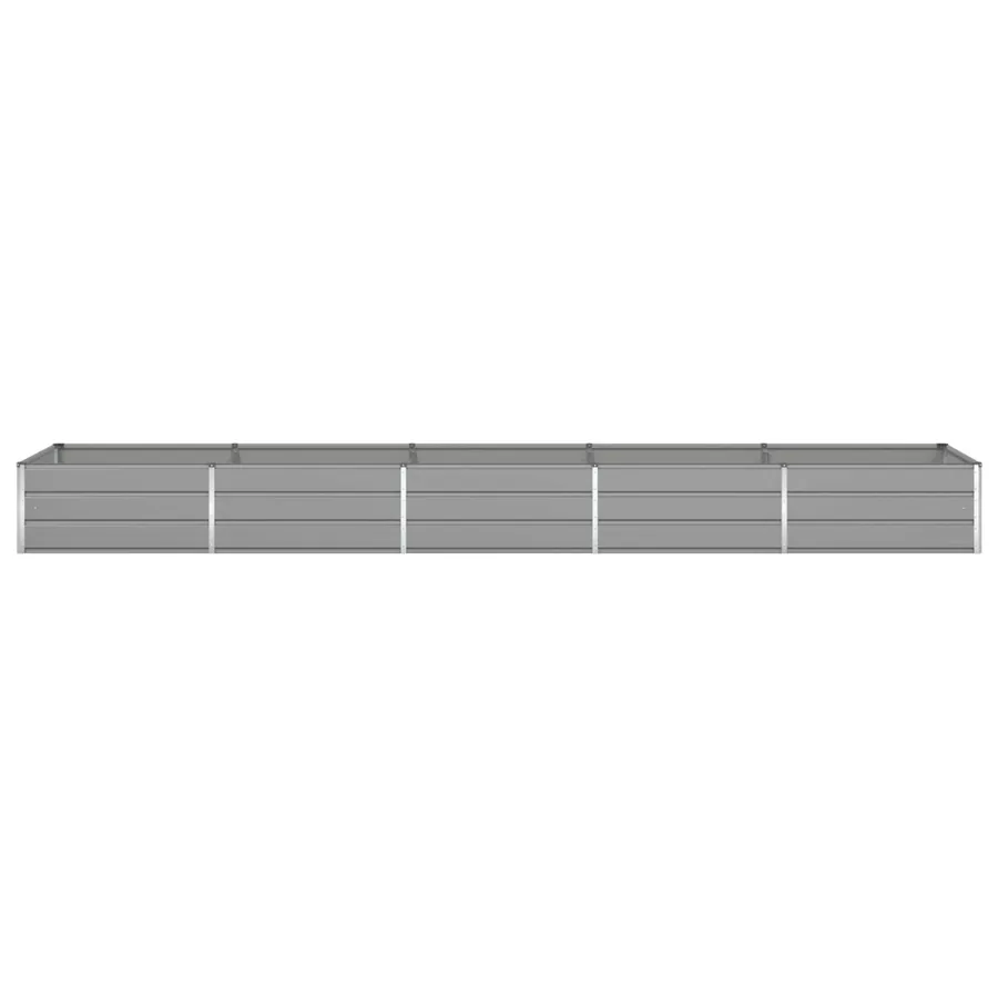 Jardinière Gris clair 480 x 100 x 45 cm Acier galvanisé - 5