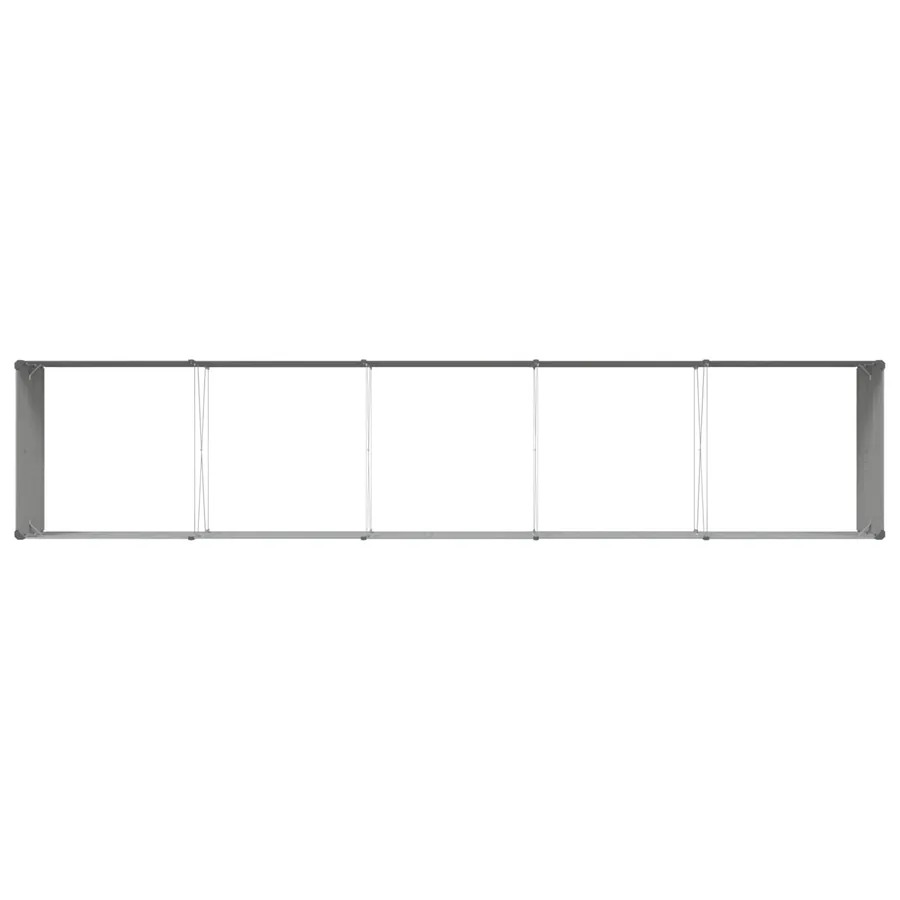 Jardinière Gris clair 480 x 100 x 45 cm Acier galvanisé - 7