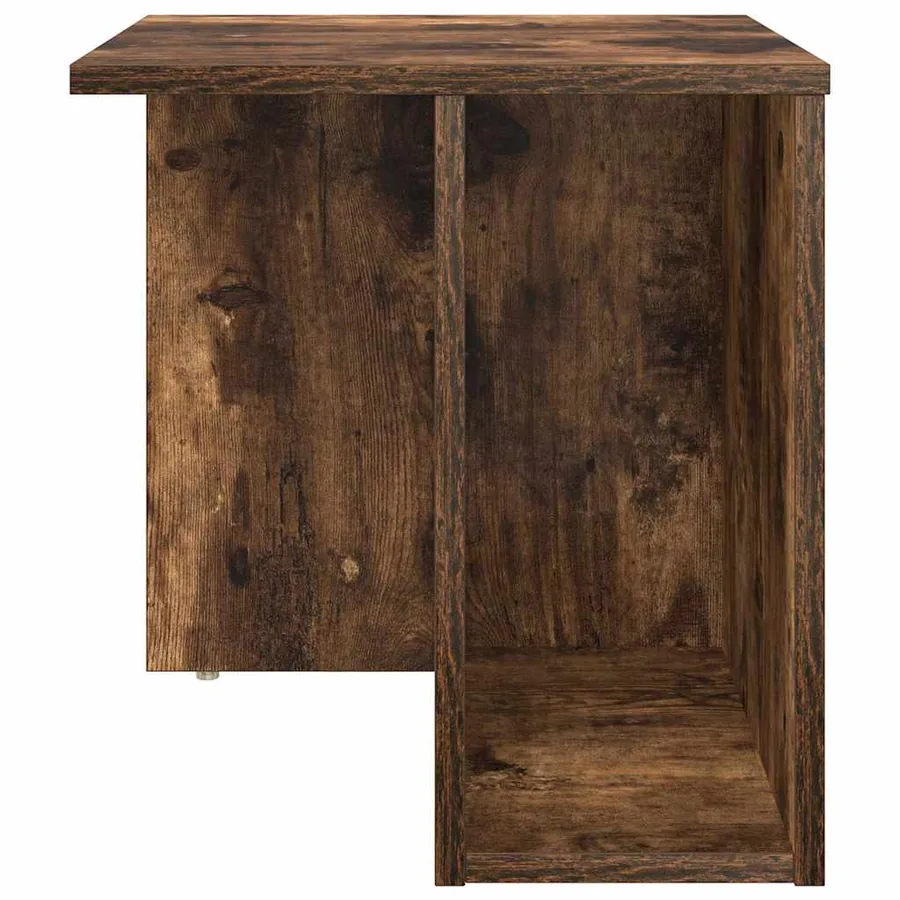 Table d'appoint Chêne fumé 37 x 32 x 40 cm Bois d'ingénierie - 5