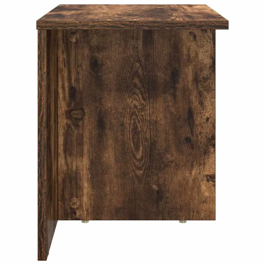 Table d'appoint Chêne fumé 37 x 32 x 40 cm Bois d'ingénierie - 6