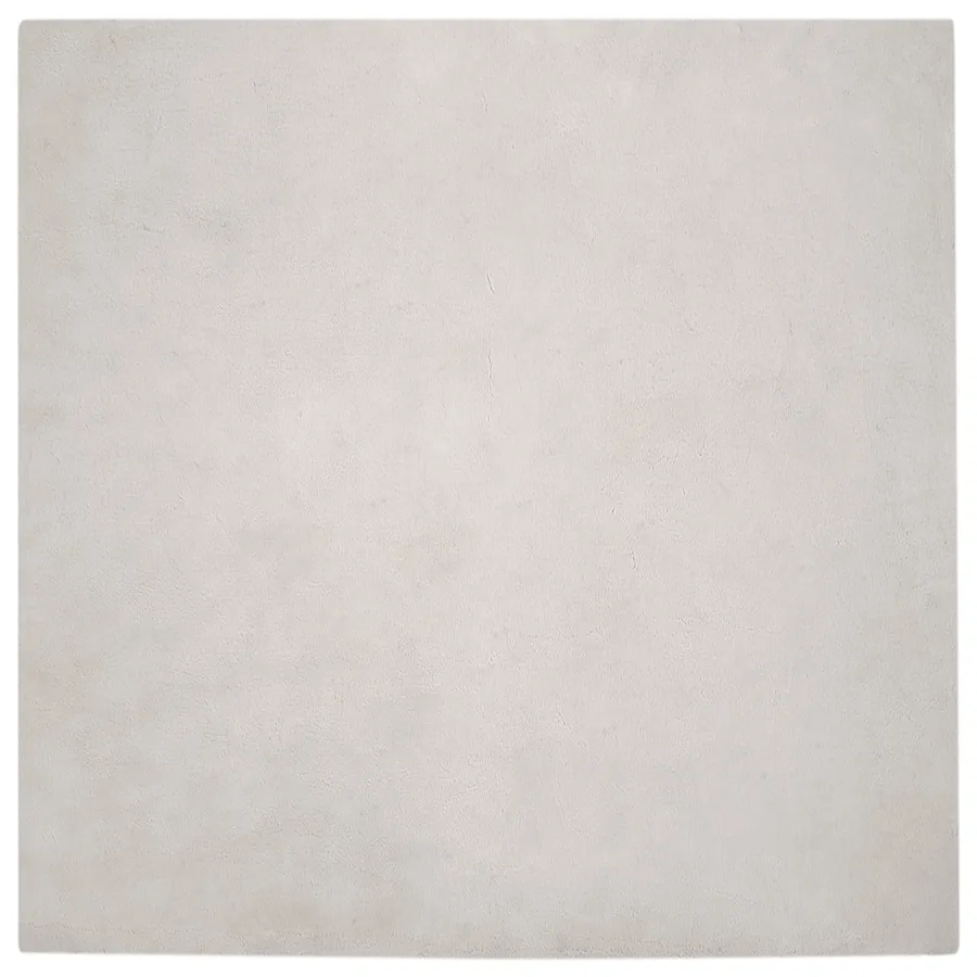 Tapis antidérapant en fausse de lapin OLITE Beige 200 x 200 cm - 2