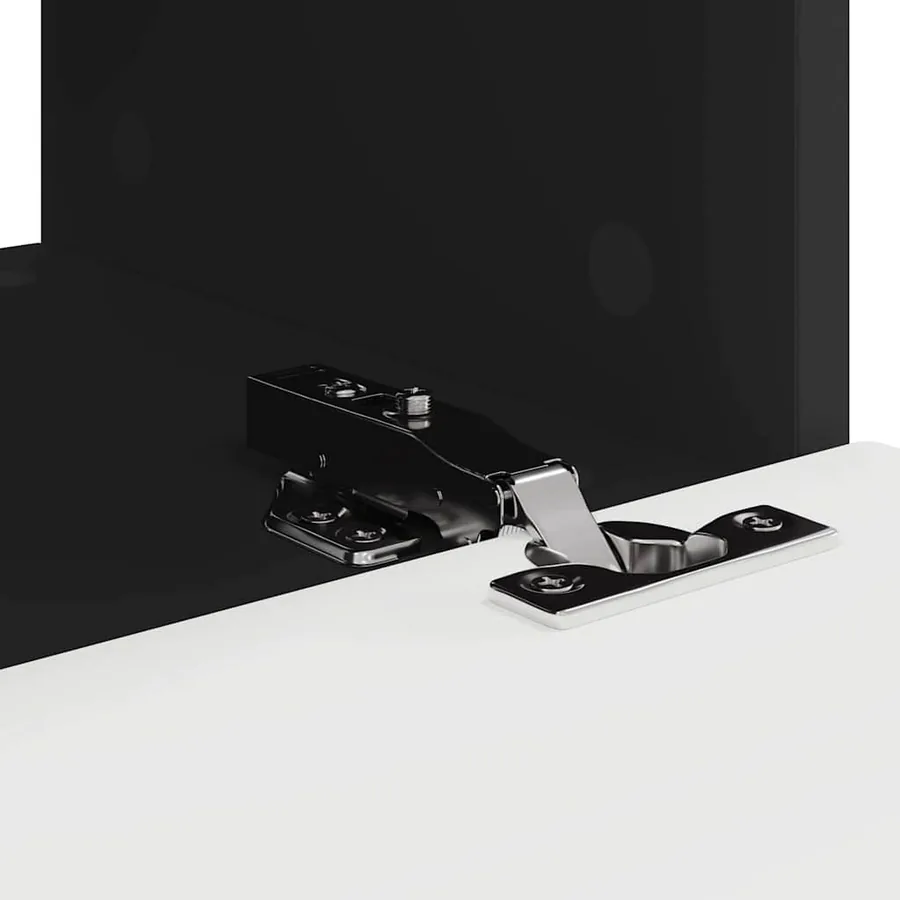 Meuble TV mural 2 pcs Noir 39 x 31 x 29,5 cm Bois d'ingénierie - 11