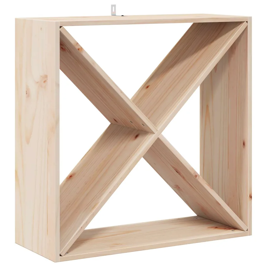 Étagère à vin 4 pcs Naturel 62 x 25 x 62 cm Pin massif - 5
