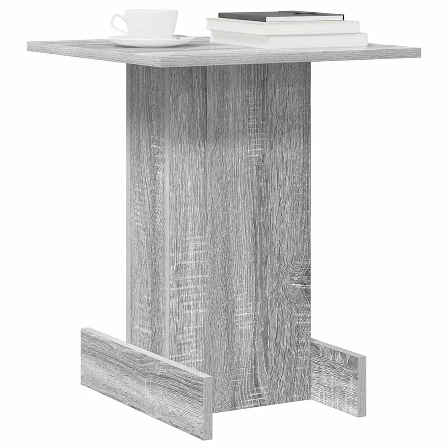 Table d'appoint Gris Sonoma 44,5 x 45 x 55 cm Bois d'ingénierie - 3