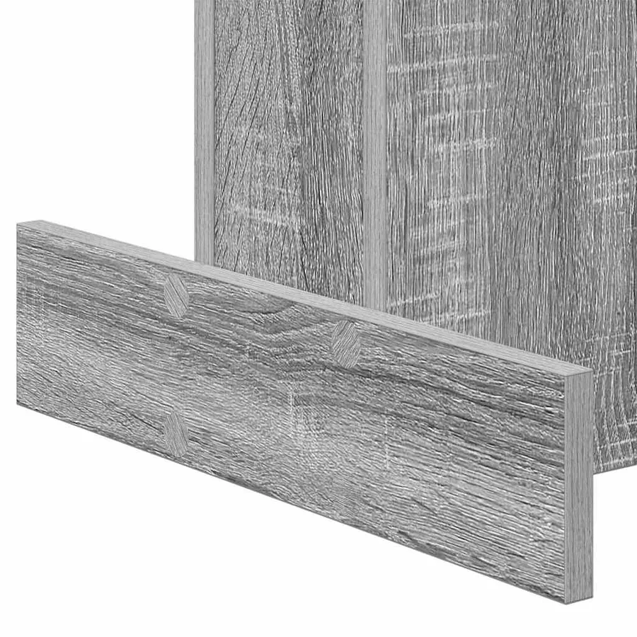 Table d'appoint Gris Sonoma 44,5 x 45 x 55 cm Bois d'ingénierie - 9