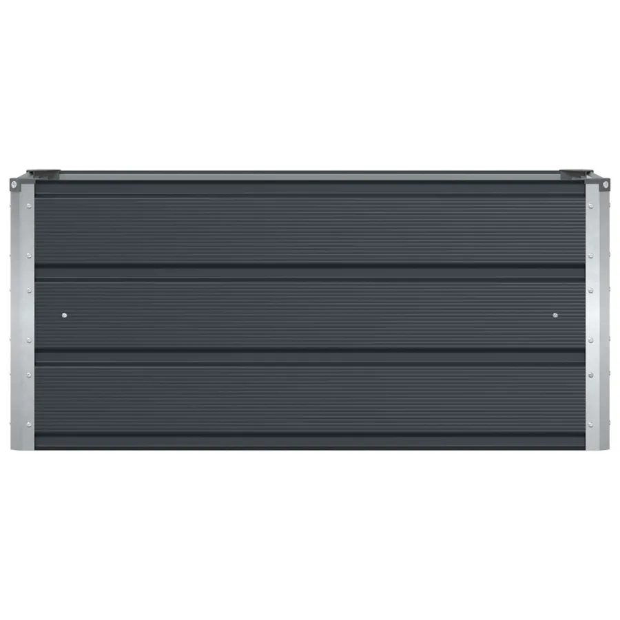 Jardinière Anthracite 100 x 40 x 45 cm Acier - 4