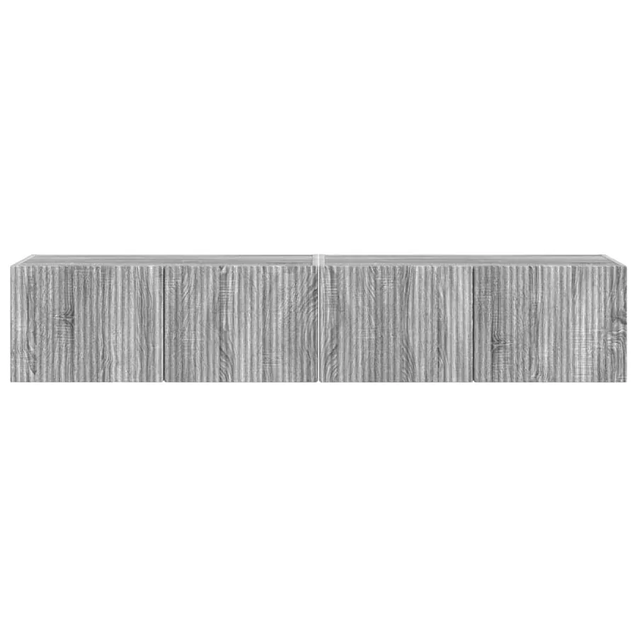 Meuble TV mural 2 pcs Gris Sonoma 78,5 x 31 x 29,5 cm - 7