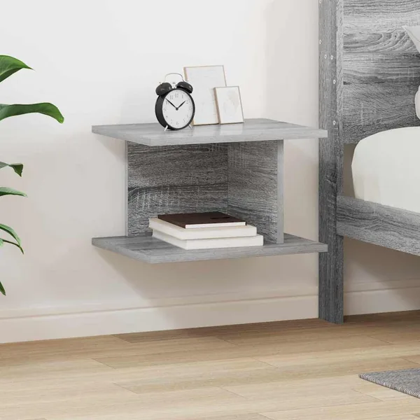 Table de chevet Gris Sonoma 40 x 30 x 25 cm Bois d'ingénierie