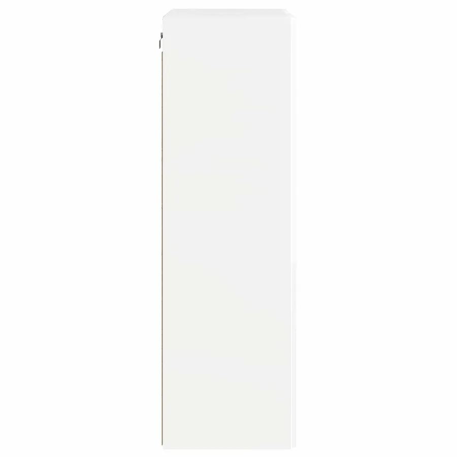 Meuble TV mural Montage mural Blanc brillant 59,5 x 31 x 100 cm - 7