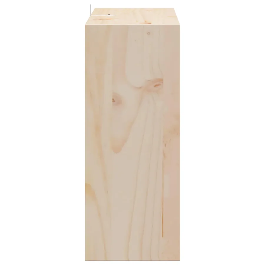 Étagère à vin 2 pcs Naturel 62 x 25 x 62 cm Pin massif - 7