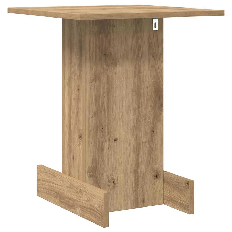 Table d'appoint Chêne artisanal 44,5 x 45 x 55 cm - 7
