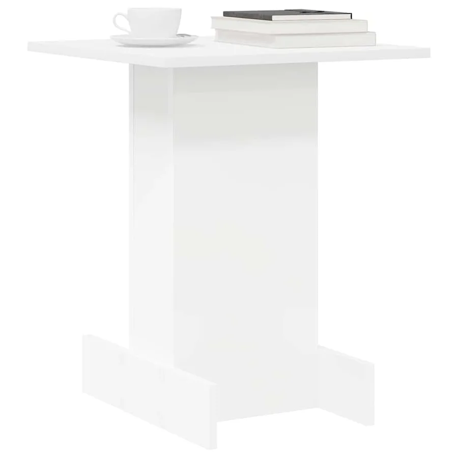 Table d'appoint Blanc 44,5 x 45 x 55 cm Bois d'ingénierie - 3