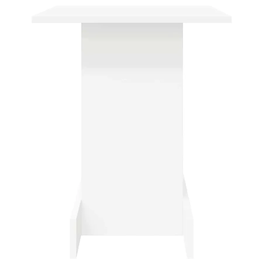 Table d'appoint Blanc 44,5 x 45 x 55 cm Bois d'ingénierie - 5