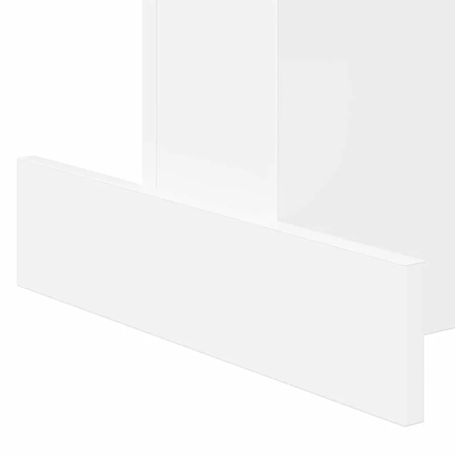 Table d'appoint Blanc 44,5 x 45 x 55 cm Bois d'ingénierie - 9