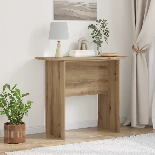 Table console Chêne artisanal 93 x 40 x 75 cm Bois d'ingénierie