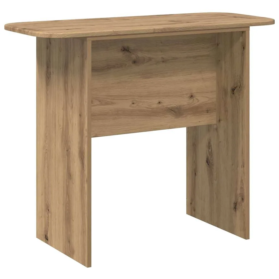Table console Chêne artisanal 93 x 40 x 75 cm Bois d'ingénierie - 7