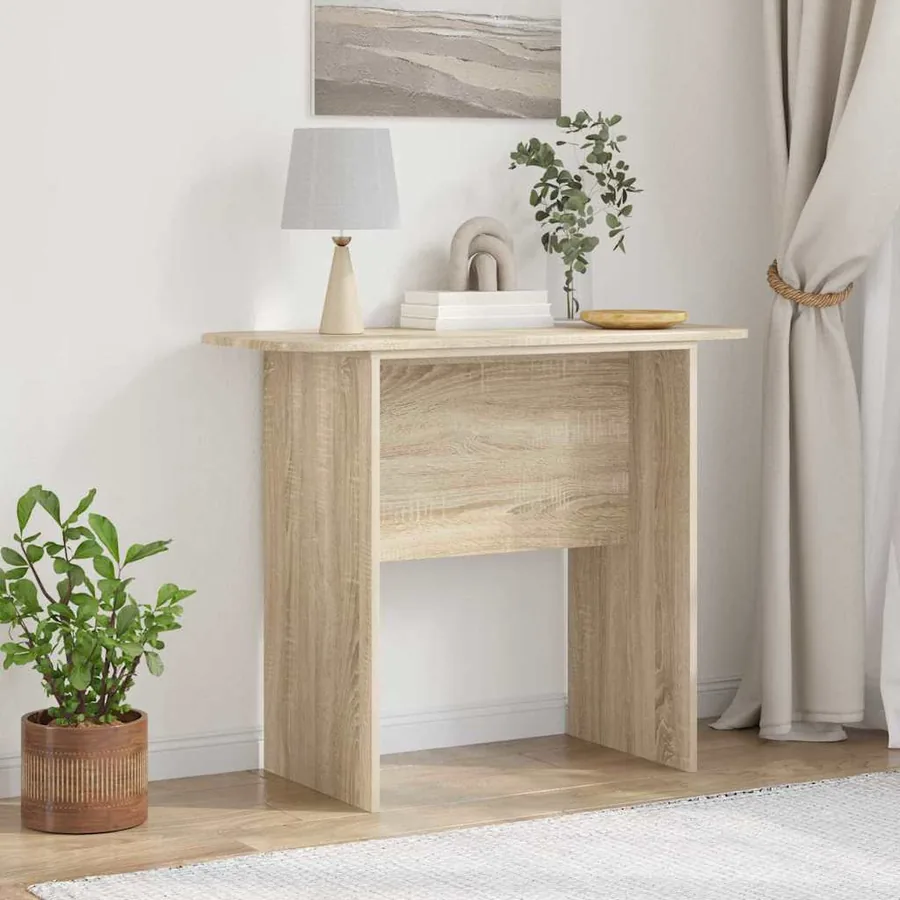 Table console Chêne Sonoma 93 x 40 x 75 cm Bois d'ingénierie