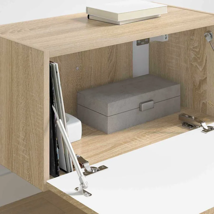 Meuble TV mural Sonoma 60 x 31 x 29,5 cm Bois d'ingénierie - 4