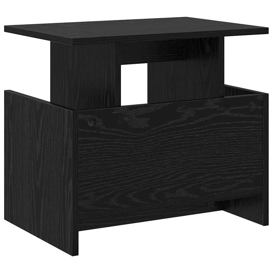 Meuble TV 2 pcs Chêne noir 50 x 35 x 45 cm Bois d'ingénierie - 9