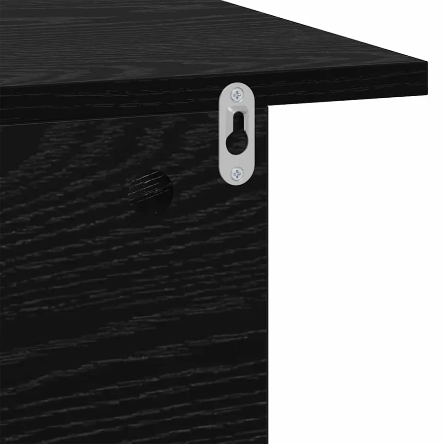 Table de chevet 2 pcs Chêne noir 40 x 30 x 25 cm - 8