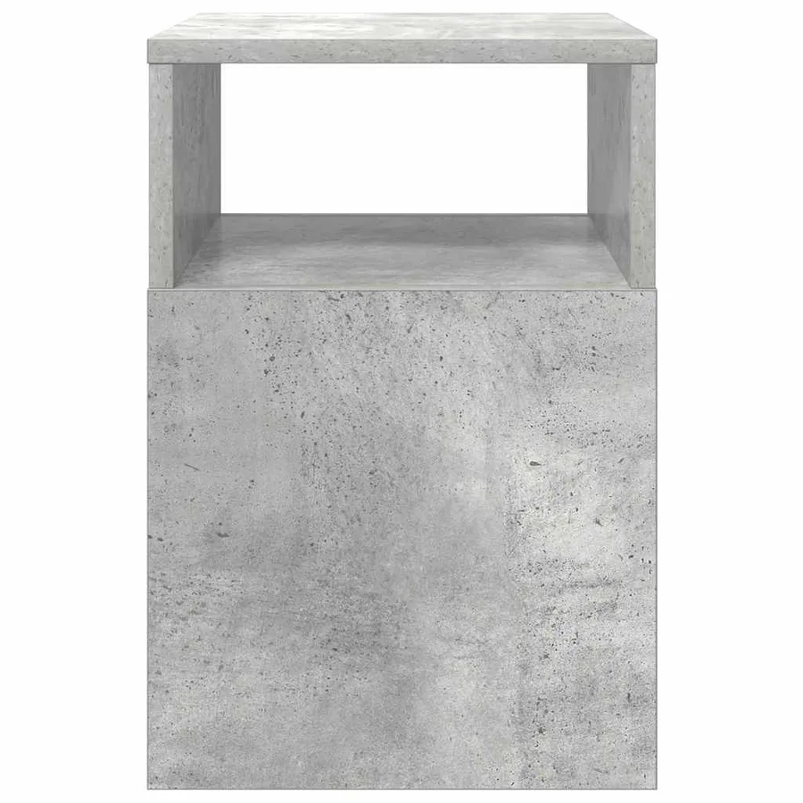 Table d'appoint Gris béton 30,5 x 30 x 45 cm Bois d'ingénierie - 6