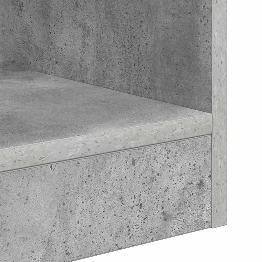 Table d'appoint Gris béton 30,5 x 30 x 45 cm Bois d'ingénierie - 9