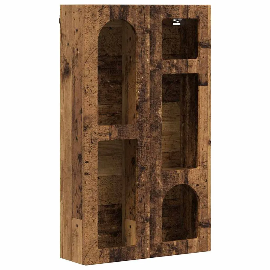 Armoire suspendue ELST Bois ancien 59 x 20 x 100 cm - 2