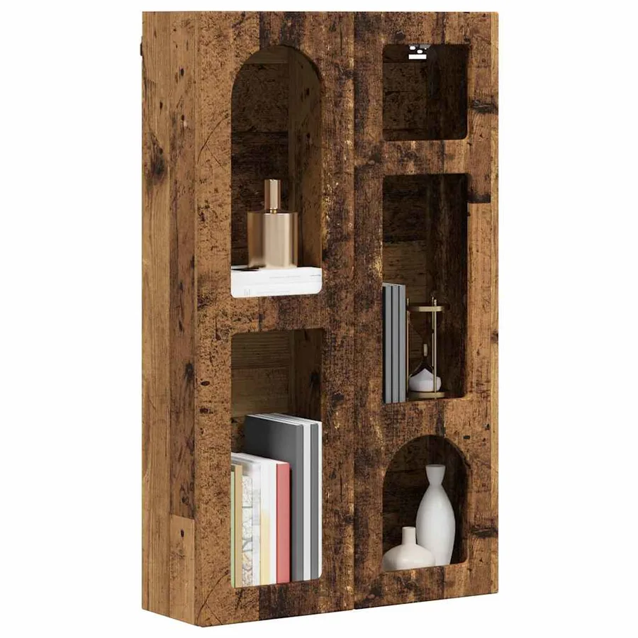 Armoire suspendue ELST Bois ancien 59 x 20 x 100 cm - 3