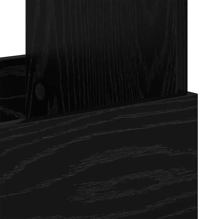 Étagère à magazines Chêne noir 102 x 30 x 45 cm - 8