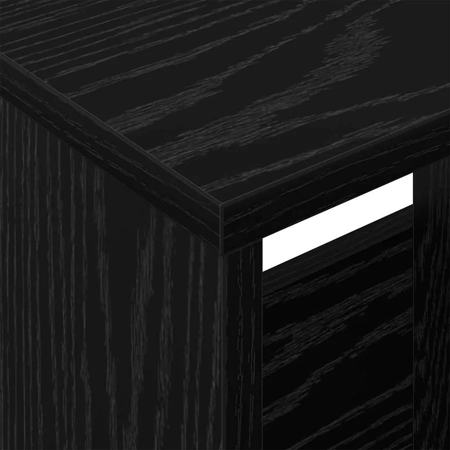Étagère à magazines Chêne noir 102 x 30 x 45 cm - 9