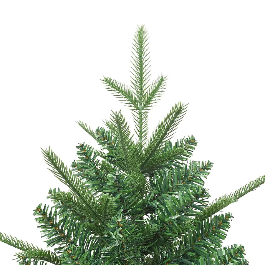 Sapin de Noël artificiel pré-éclairé Vert 180 cm PVC et PE - 6