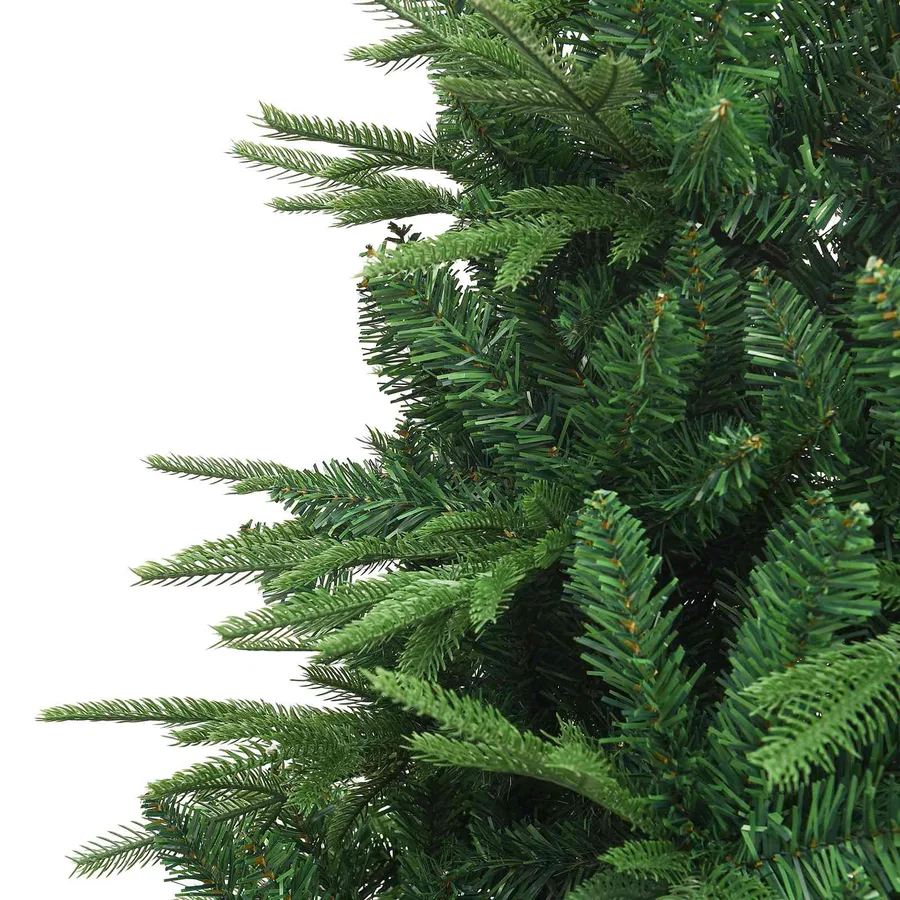 Sapin de Noël artificiel pré-éclairé Vert 180 cm PVC et PE - 7