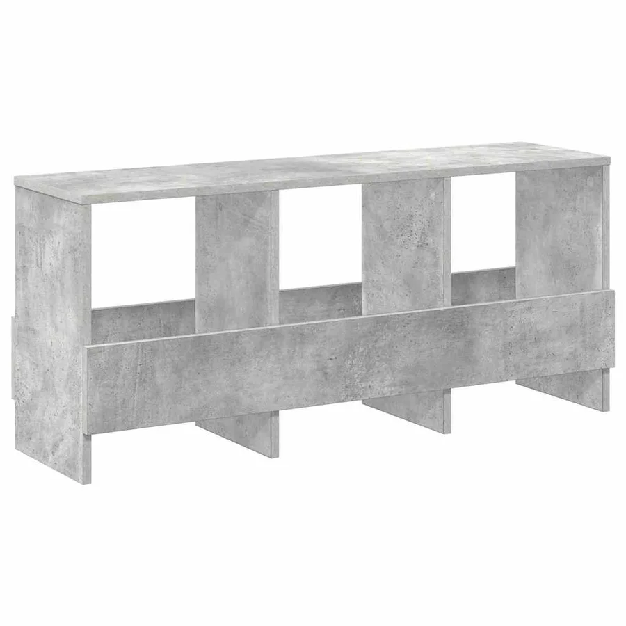 Étagère à magazines Gris béton 102 x 30 x 45 cm - 2