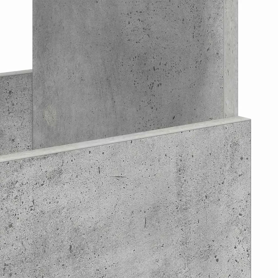 Étagère à magazines Gris béton 102 x 30 x 45 cm - 8