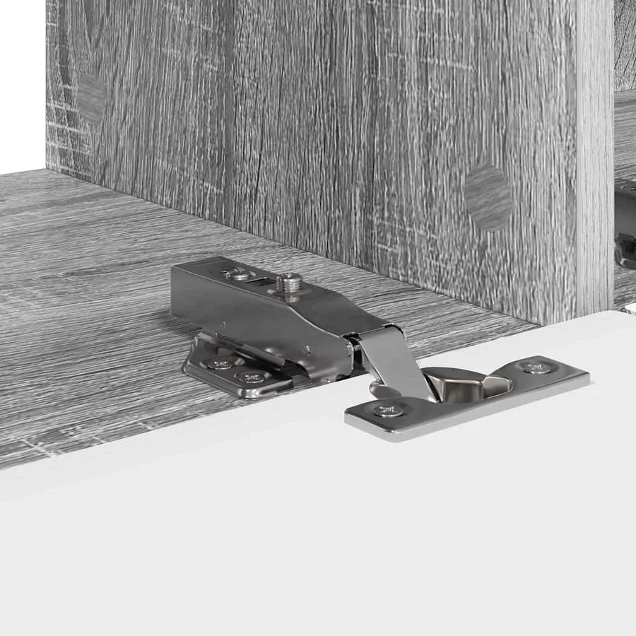 Meuble TV mural Gris Sonoma 98 x 31 x 29,5 cm Bois d'ingénierie - 8