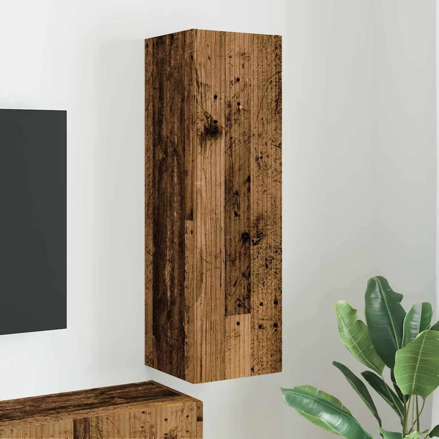 Meuble TV mural Bois Ancien 30 x 31 x 100 cm Bois d'ingénierie