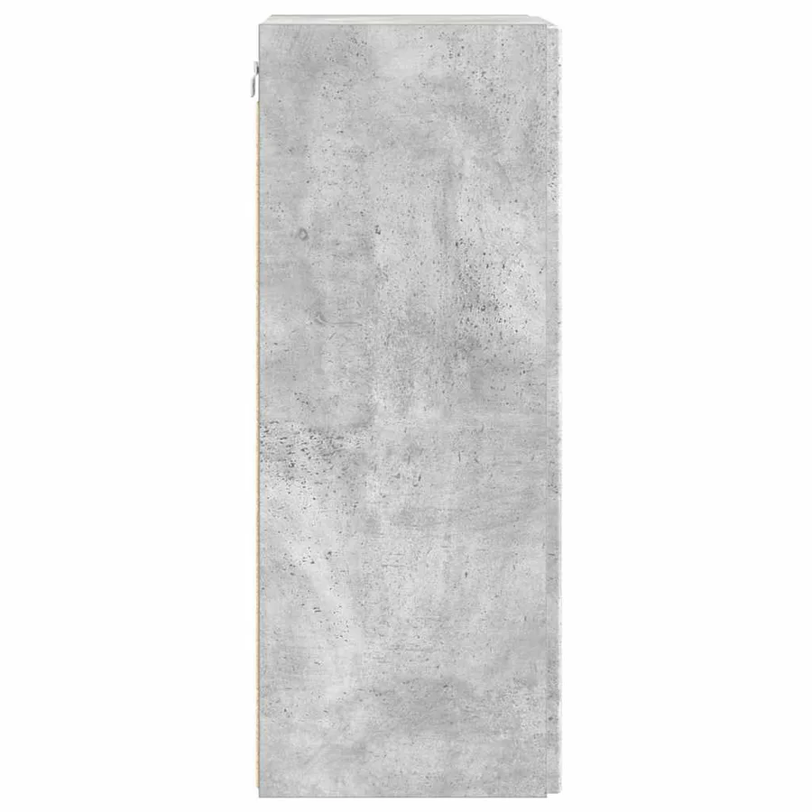 Meuble TV mural Béton 30 x 31 x 80 cm Bois d'ingénierie - 7