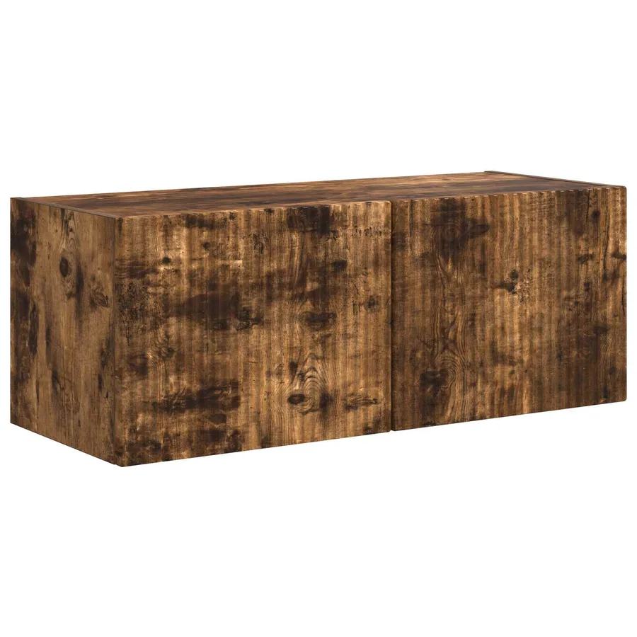 Ensemble meuble TV 5 pcs Chêne fumé Bois d'ingénierie - 6