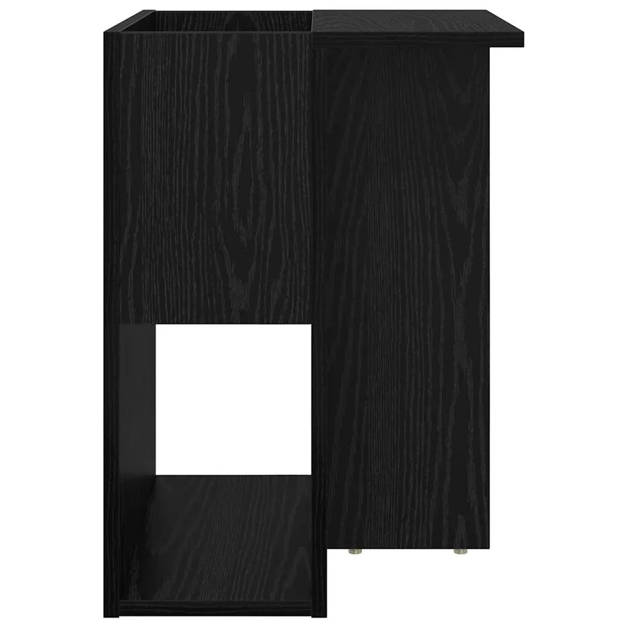 Table d'appoint Chêne noir 35 x 40 x 55 cm Bois d'ingénierie - 6