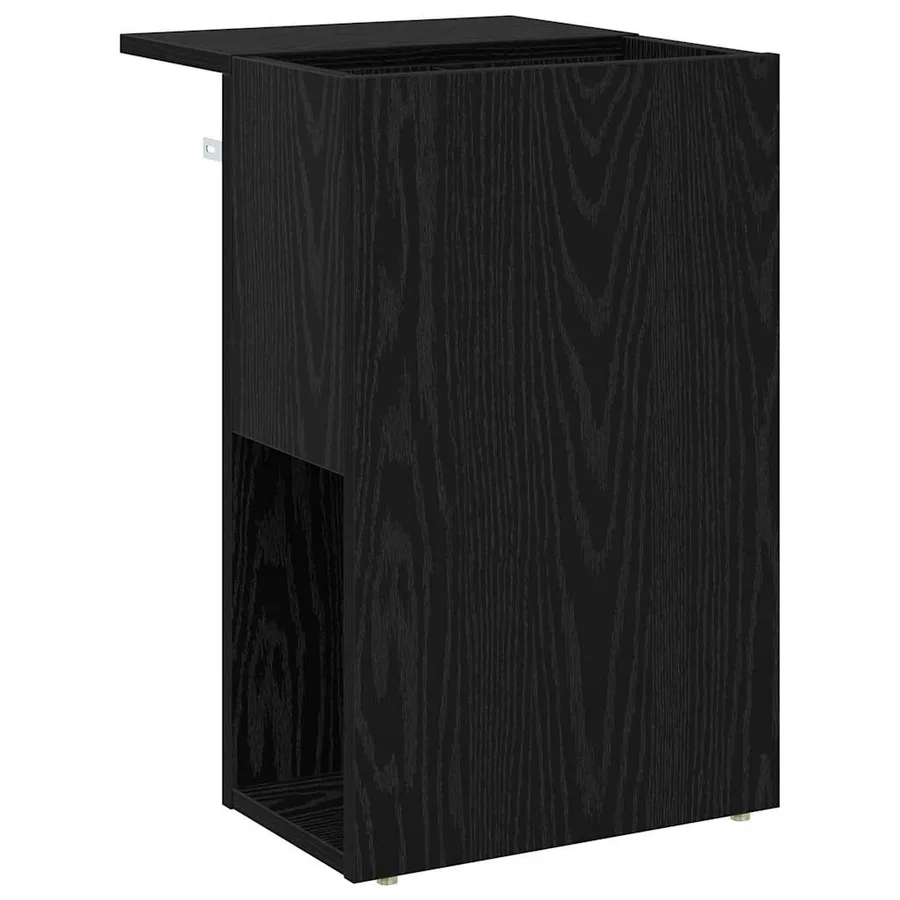Table d'appoint Chêne noir 35 x 40 x 55 cm Bois d'ingénierie - 7