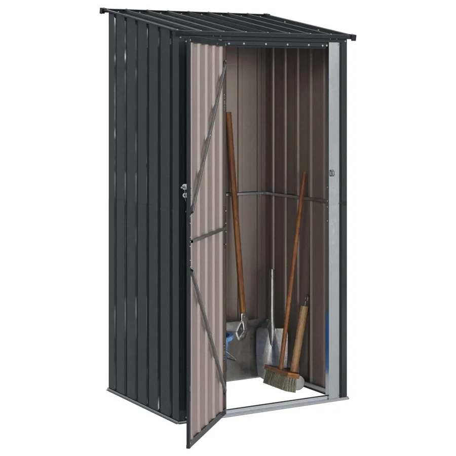 Cabanons de jardin Anthracite 103 x 86 x 200 cm Métал - 3