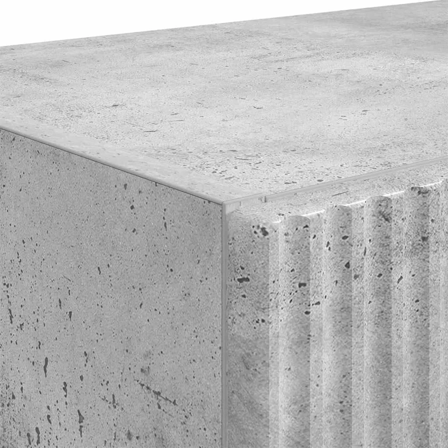 Meuble TV mural Gris béton 59,5 x 31 x 60 cm Bois d'ingénierie - 9
