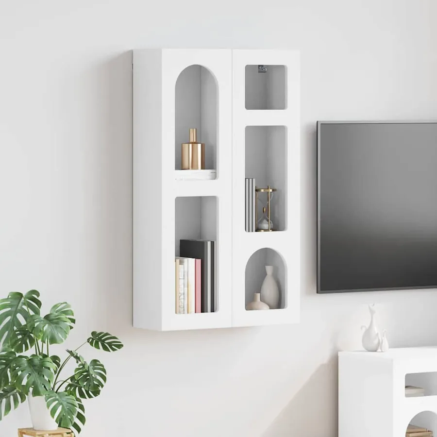 Armoire suspendue ELST Blanc 59 x 20 x 100 cm Bois d'ingénierie